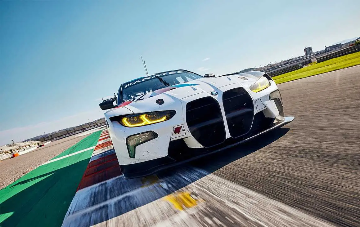 Fanatec Podium BMW M4 GT3 real car photo